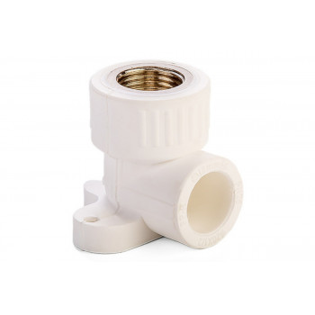Угольник PPR с креплением ВР 20 х 1/2" (Lammin) 80/20