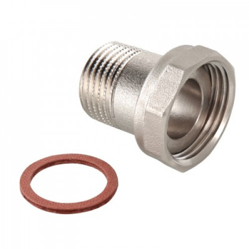 Полусгон прямой с накидной гайкой, 3/4"x1/2"